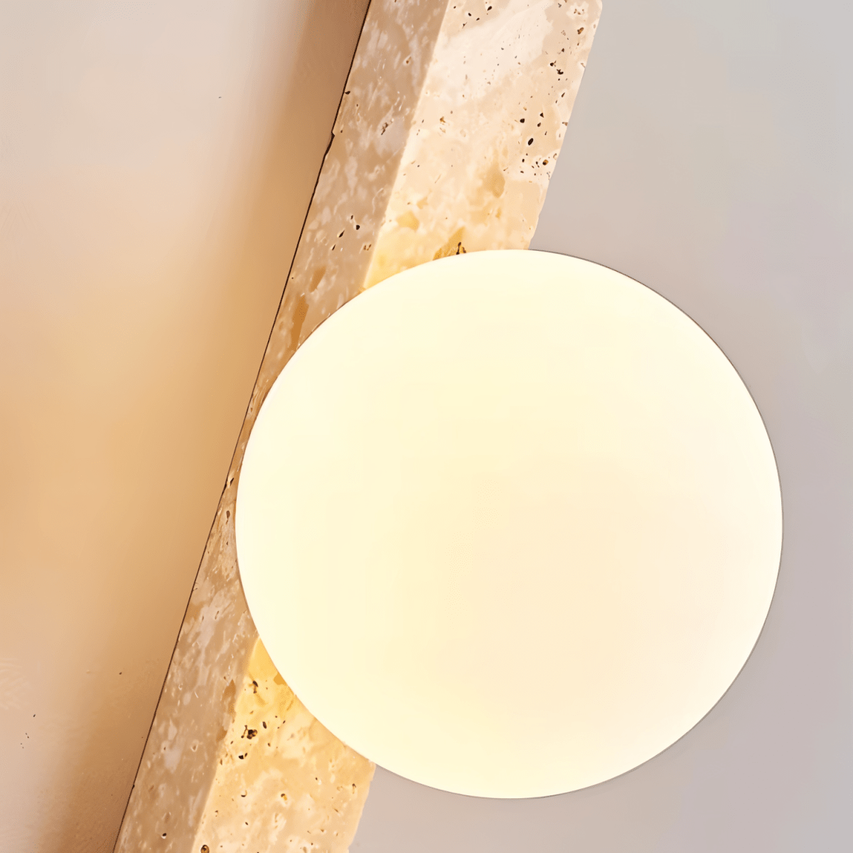 Olorva Travertine Wall Lamp