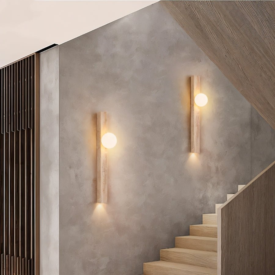 Olorva Travertine Wall Lamp