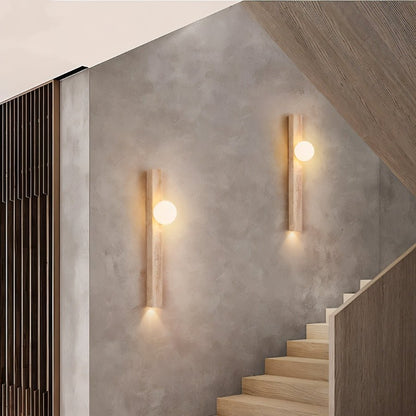 Olorva Travertine Wall Lamp