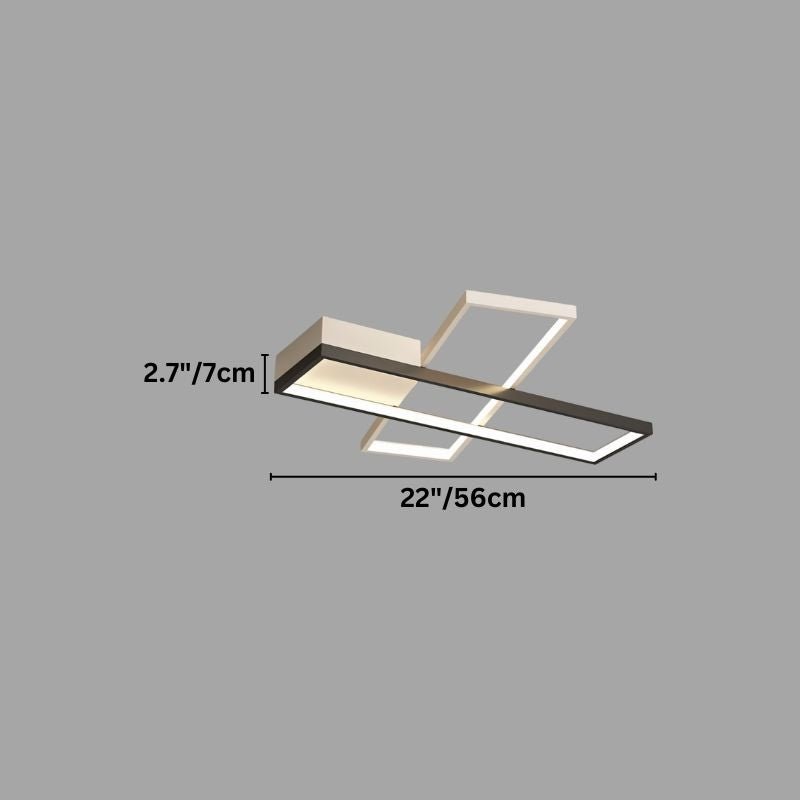 Modern Ombrin ceiling light by Residence Supply featuring a sleek, curved design with warm ambient lighting.