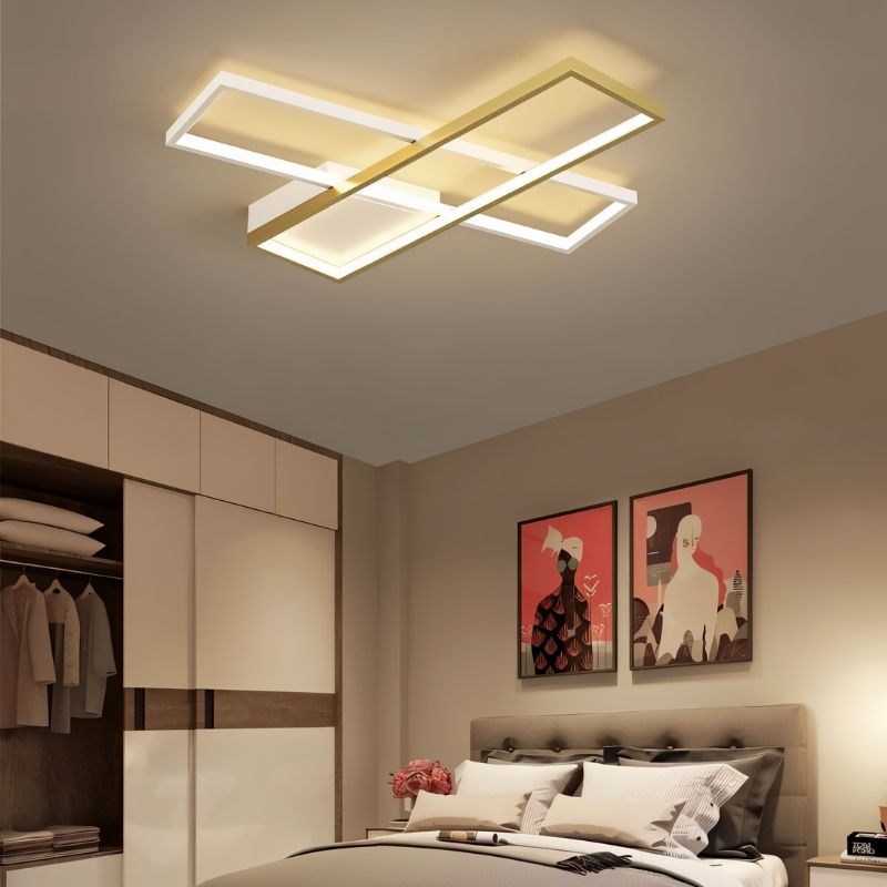 Ombrin ceiling light by Residence Supply with modern design, featuring a sleek, circular fixture with ambient lighting.