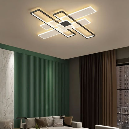 Ombrin ceiling light by Residence Supply featuring a modern, sleek design with a warm glow and stylish metallic finish.