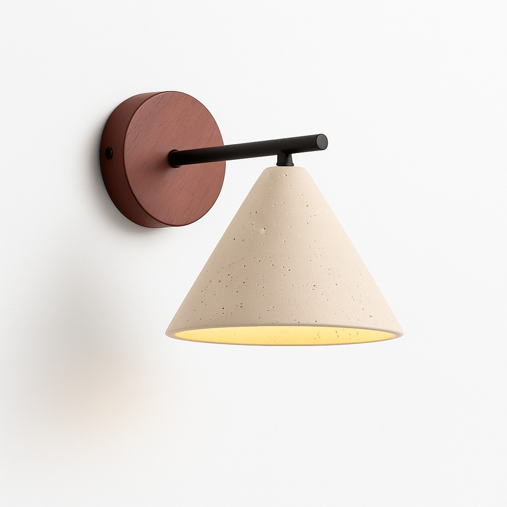 Omicil Travertine Wall Lamp - Nuvé