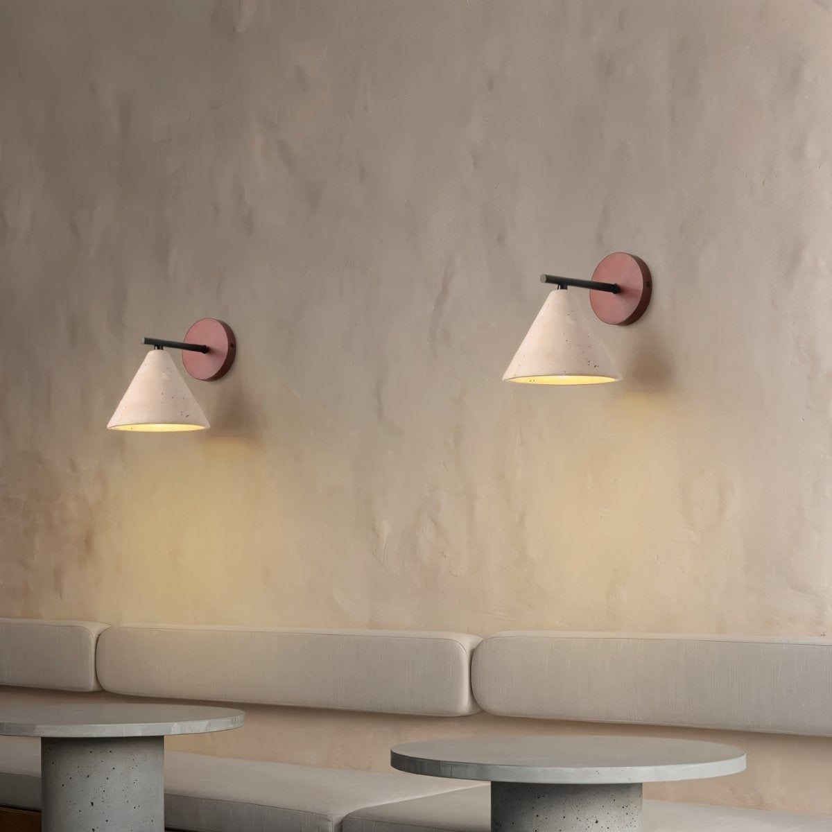 Omicil Travertine Wall Lamp - Nuvé