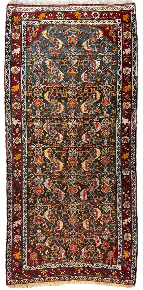One of a Kind Persian Kashkuli Runner - 3’2" X 6’8" - Nuvé