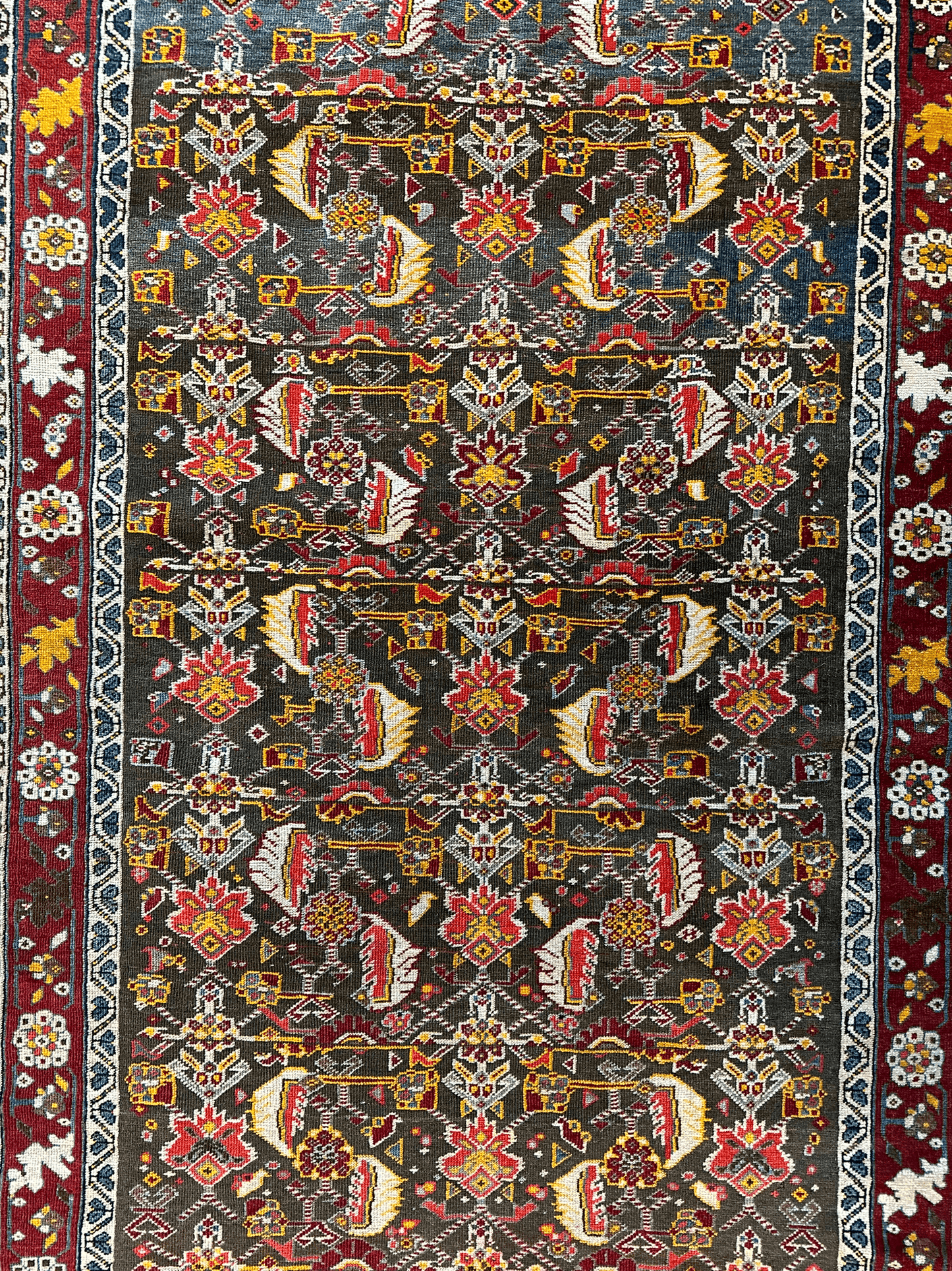 One of a Kind Persian Kashkuli Runner - 3’2" X 6’8" - Nuvé