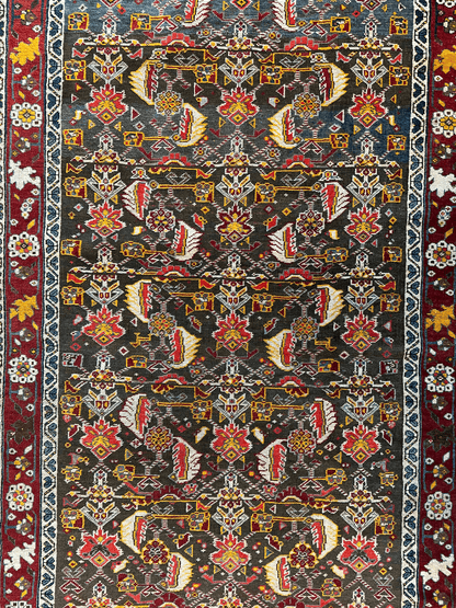 One of a Kind Persian Kashkuli Runner - 3’2" X 6’8" - Nuvé