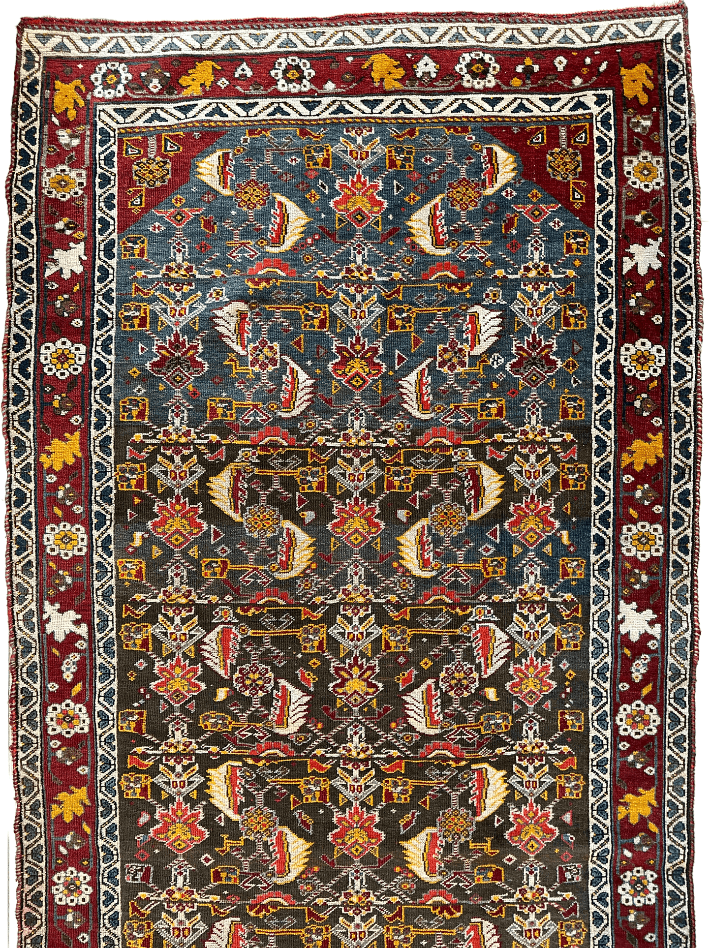 One of a Kind Persian Kashkuli Runner - 3’2" X 6’8" - Nuvé