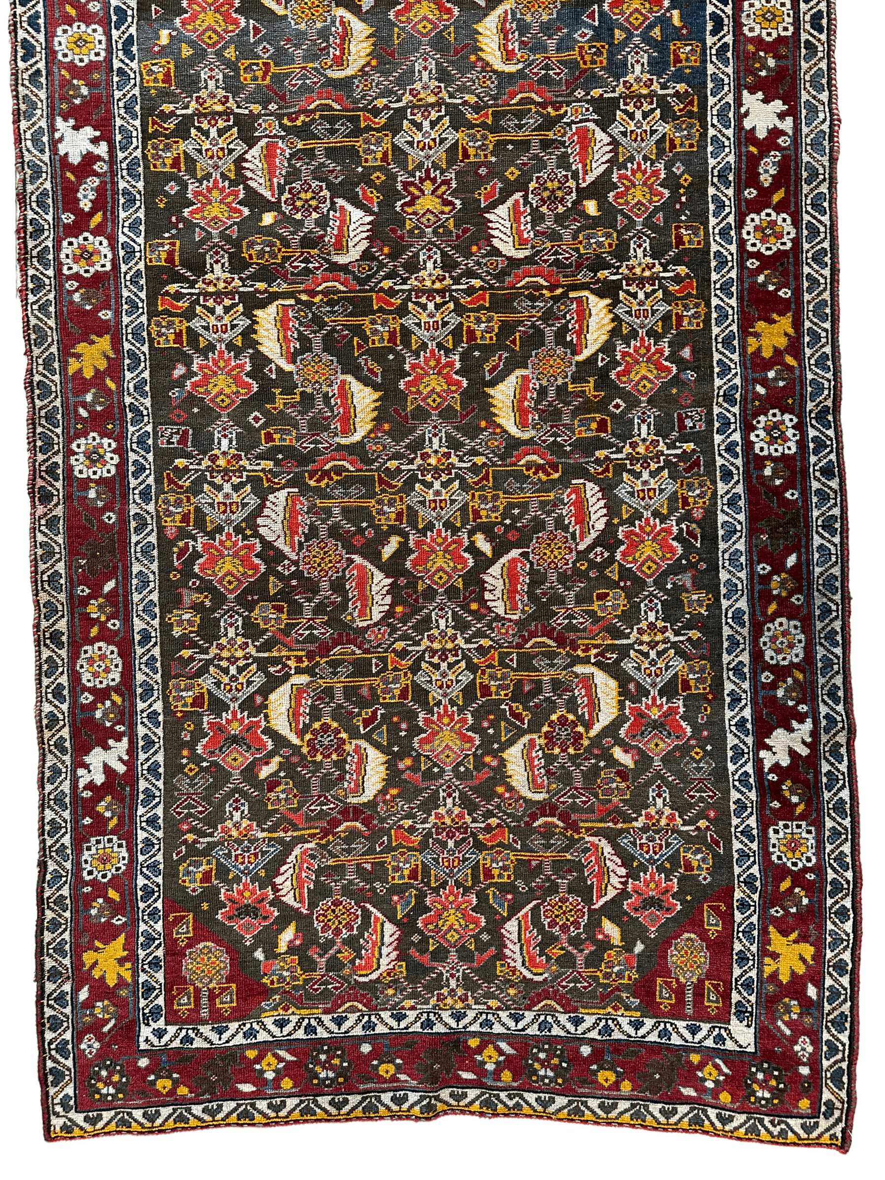 One of a Kind Persian Kashkuli Runner - 3’2" X 6’8" - Nuvé