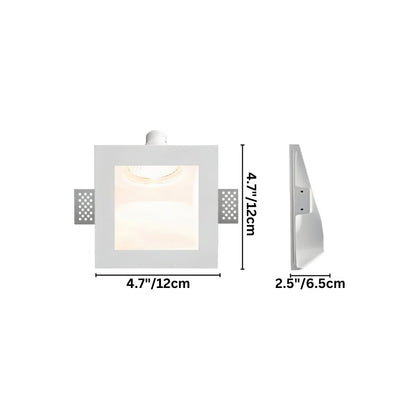 Square Recessed Onexa Trimless Wall Light by Residence Supply, modern minimalist lighting fixture for wall installation.