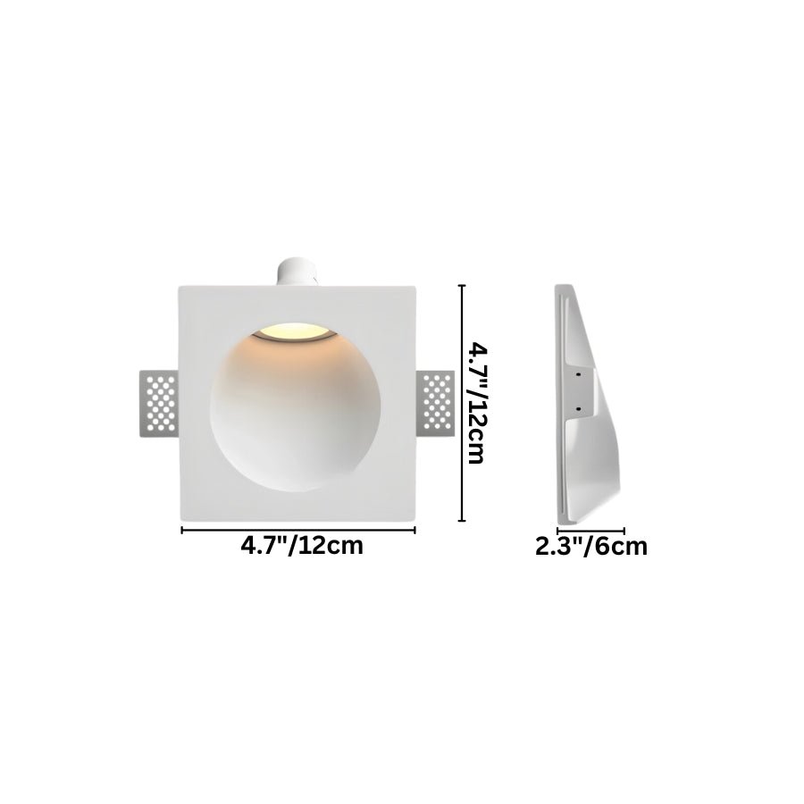Square Onexa Trimless Wall Light by Residence Supply showing sleek, modern design with a seamless, flush-mounted finish.