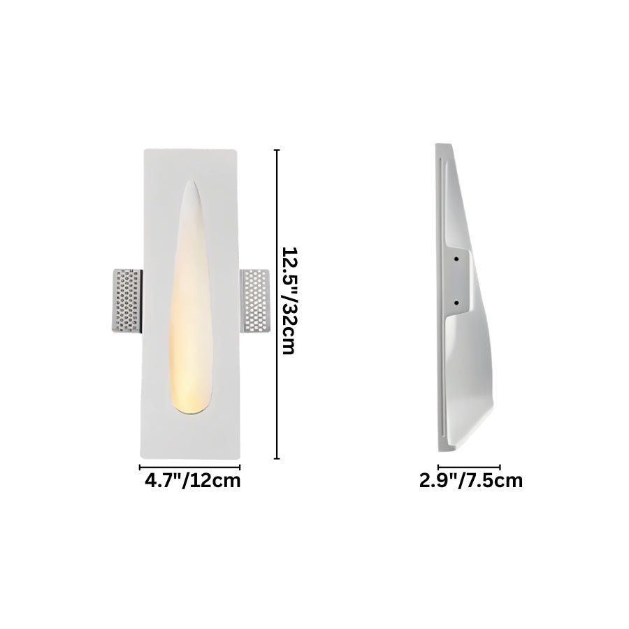 Onexa Trimless Wall Light by Residence Supply, tall and slim design with a narrow slit for modern lighting illumination.