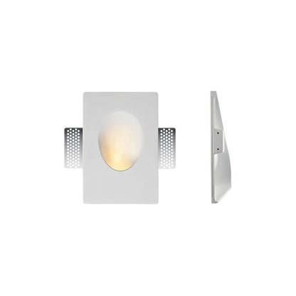 Rectangular and oval Onexa Trimless Wall Light by Residence Supply, showcasing sleek, modern design with smooth finish.