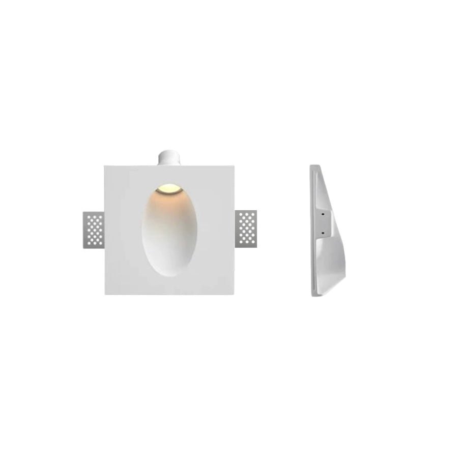 Onexa Trimless Wall Light by Residence Supply, square and oval-shaped modern wall fixture with sleek, seamless design.