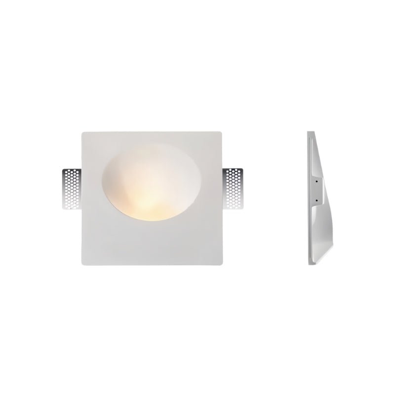 Square and round Onexa Trimless Wall Light by Residence Supply, showcasing sleek, modern wall-mounted lighting with a minimalist design.