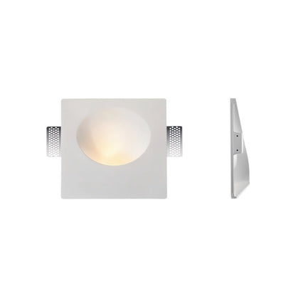 Square and round Onexa Trimless Wall Light by Residence Supply, showcasing sleek, modern wall-mounted lighting with a minimalist design.
