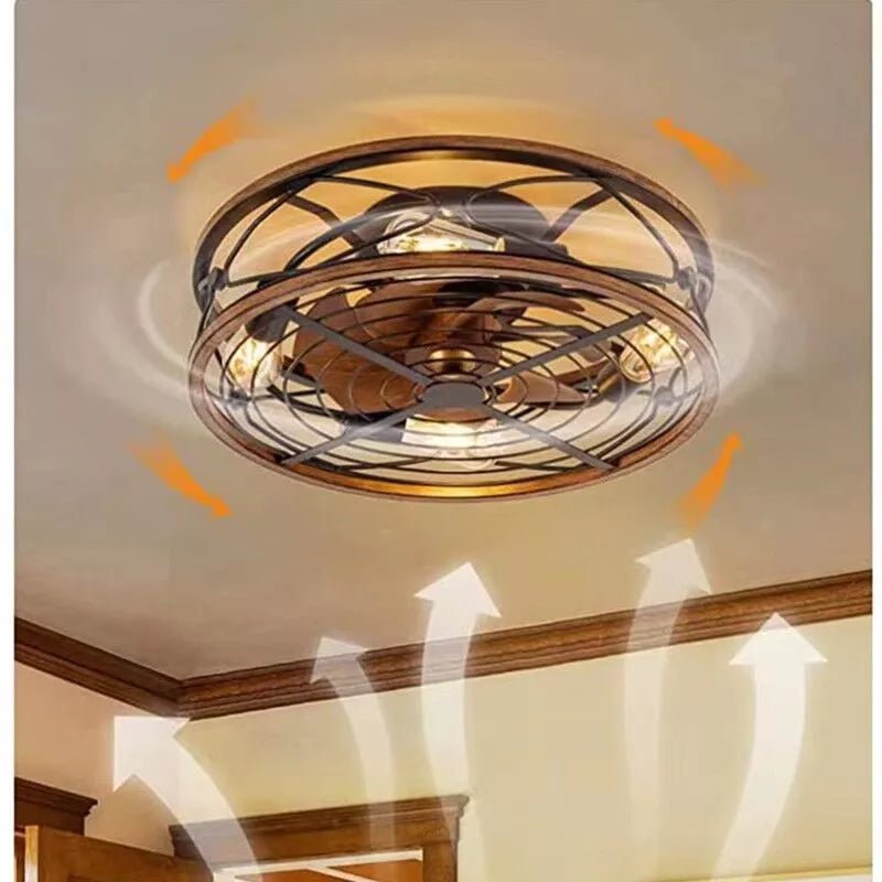 Oran Ceiling Light & Invisible Fan - Nuvé
