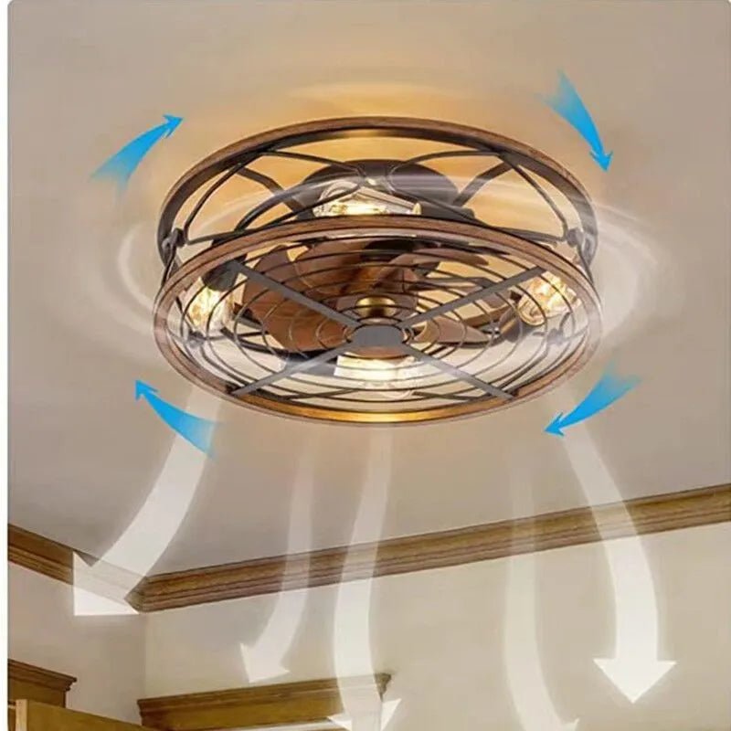 Oran Ceiling Light & Invisible Fan - Nuvé