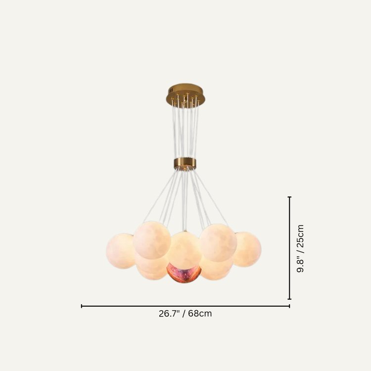 Orbea chandelier by Residence Supply, featuring elegant design with multiple light fixtures and a sleek metallic finish.