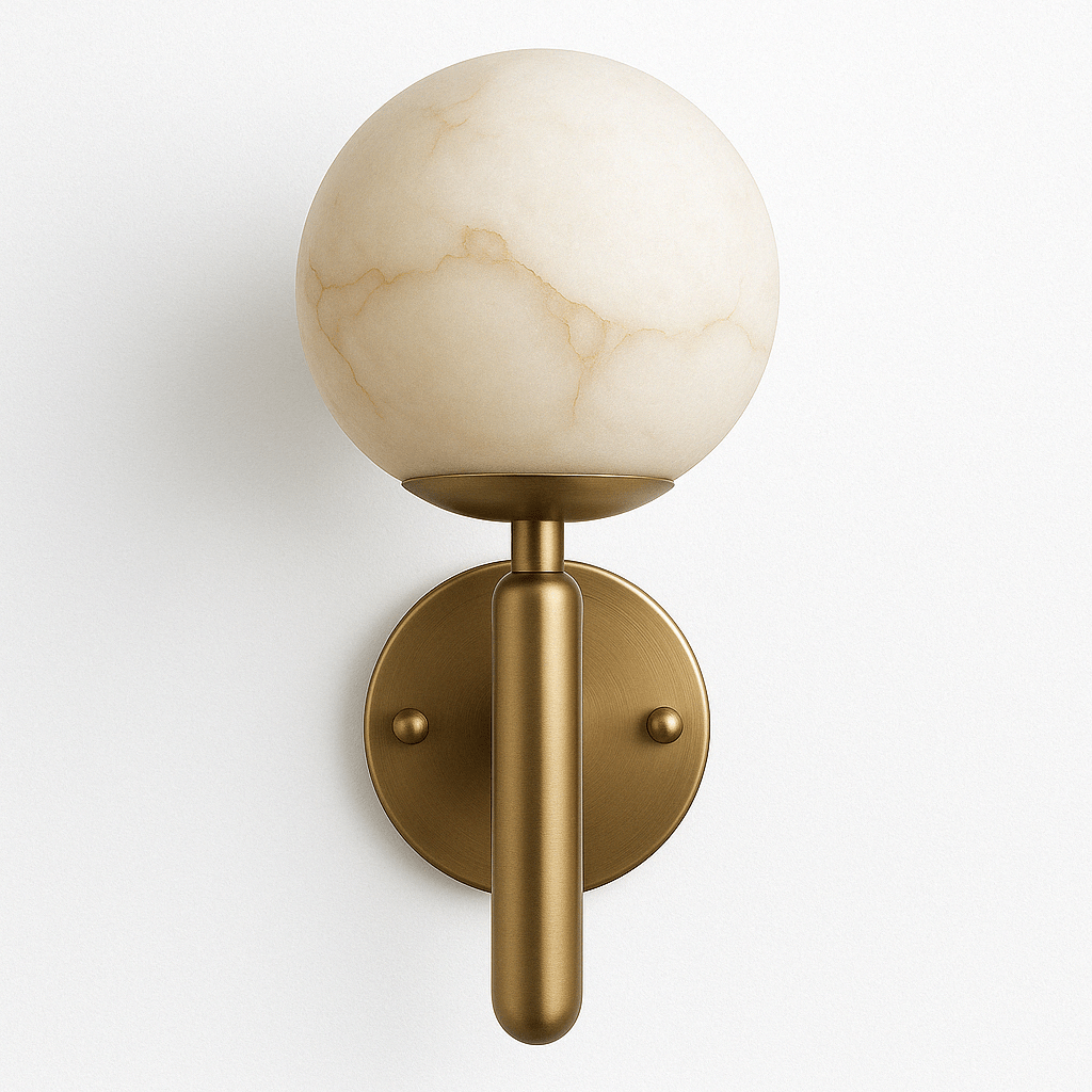 Orbis Alabaster Wall Lamp - Nuvé