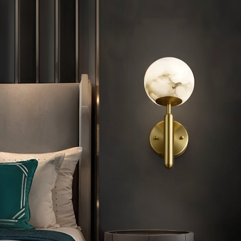 Orbis Alabaster Wall Lamp - Nuvé