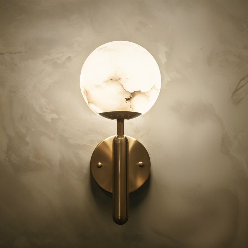Orbis Alabaster Wall Lamp - Nuvé