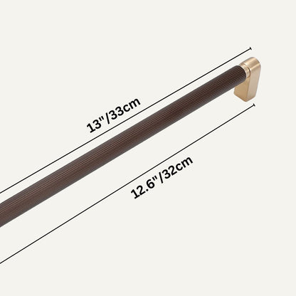 Residence Supply Orda Pull Bar for cabinets, featuring sleek metal design with mounting holes for easy installation.