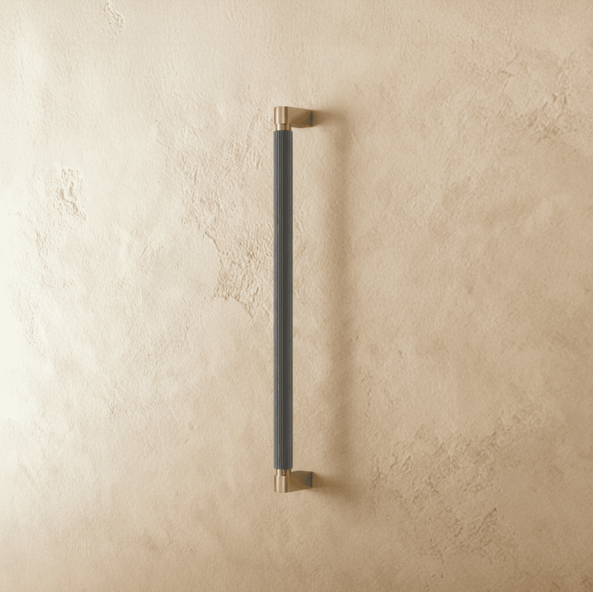 Residence Supply Orda Pull Bar for cabinets, sleek metal hardware with two mounting holes, ideal for kitchen or furniture drawers.