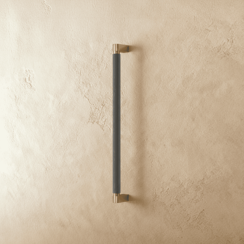 Residence Supply Orda Pull Bar for cabinets, sleek metal hardware with two mounting holes, ideal for kitchen or furniture drawers.