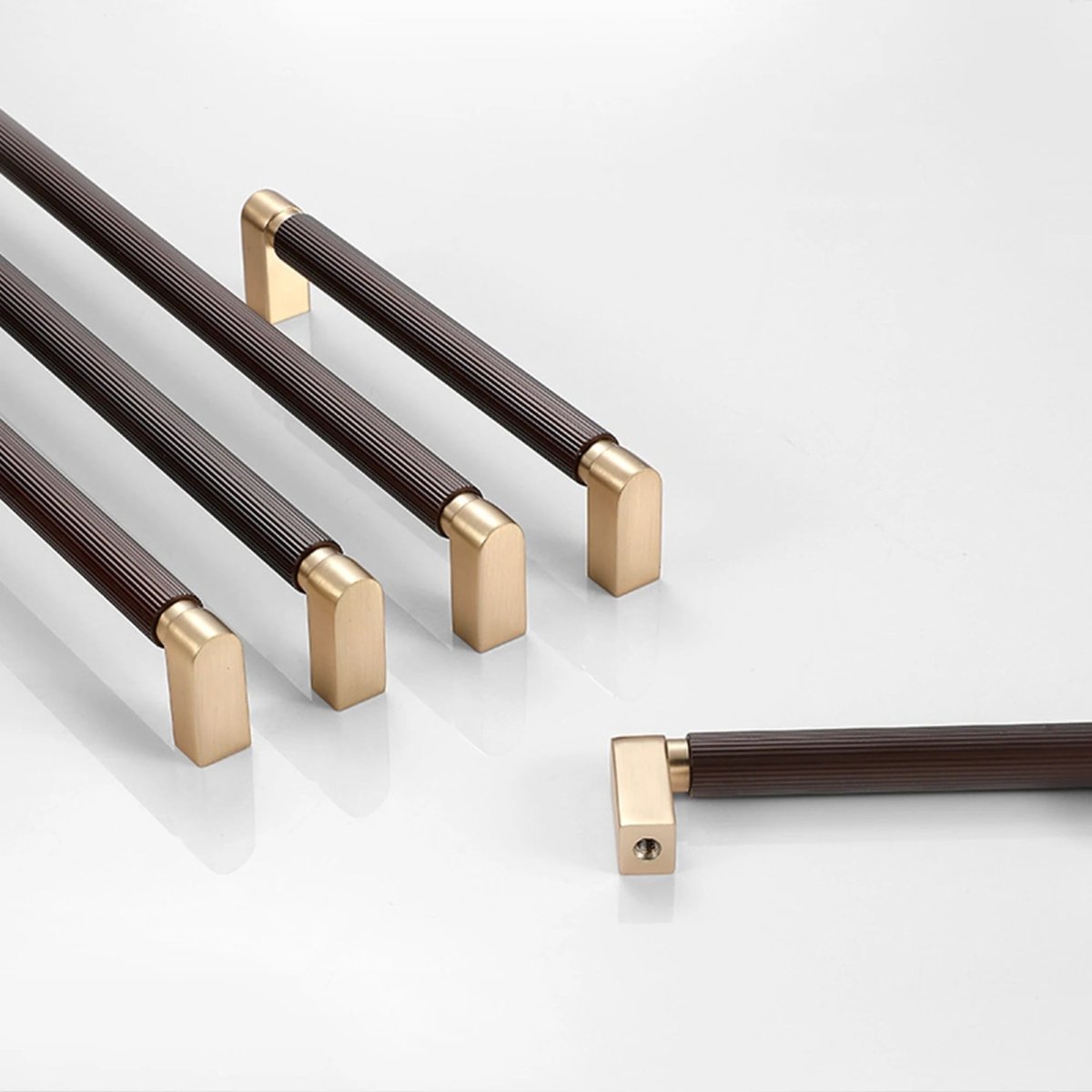Residence Supply Orda Pull Bar with sleek metal finish, mounted on cabinet, showcasing modern hardware design for home and garden.