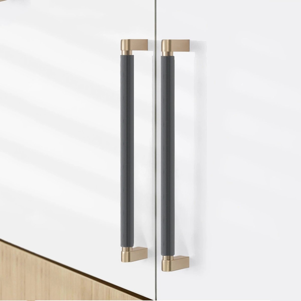 Residence Supply Orda Pull Bar, sleek metal cabinet pull handle for kitchen or furniture drawers, in a polished finish