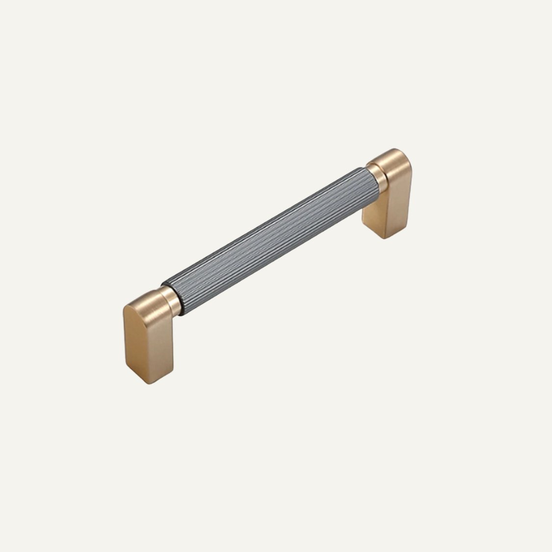 Residence Supply Orda Pull Bar in brushed metal, sleek cabinet hardware for modern kitchen or bathroom cabinets.