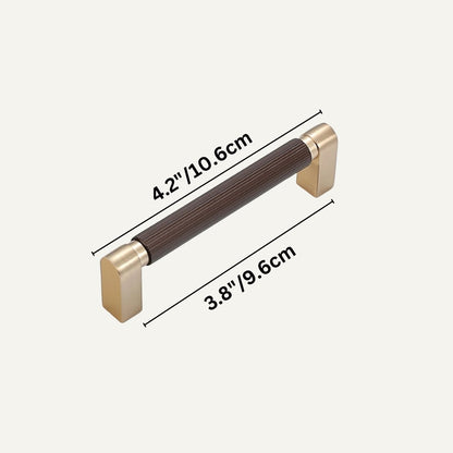 Residence Supply Orda Pull Bar, sleek metal cabinet pull handle for kitchen or bathroom cabinets, brushed finish with mounting screws