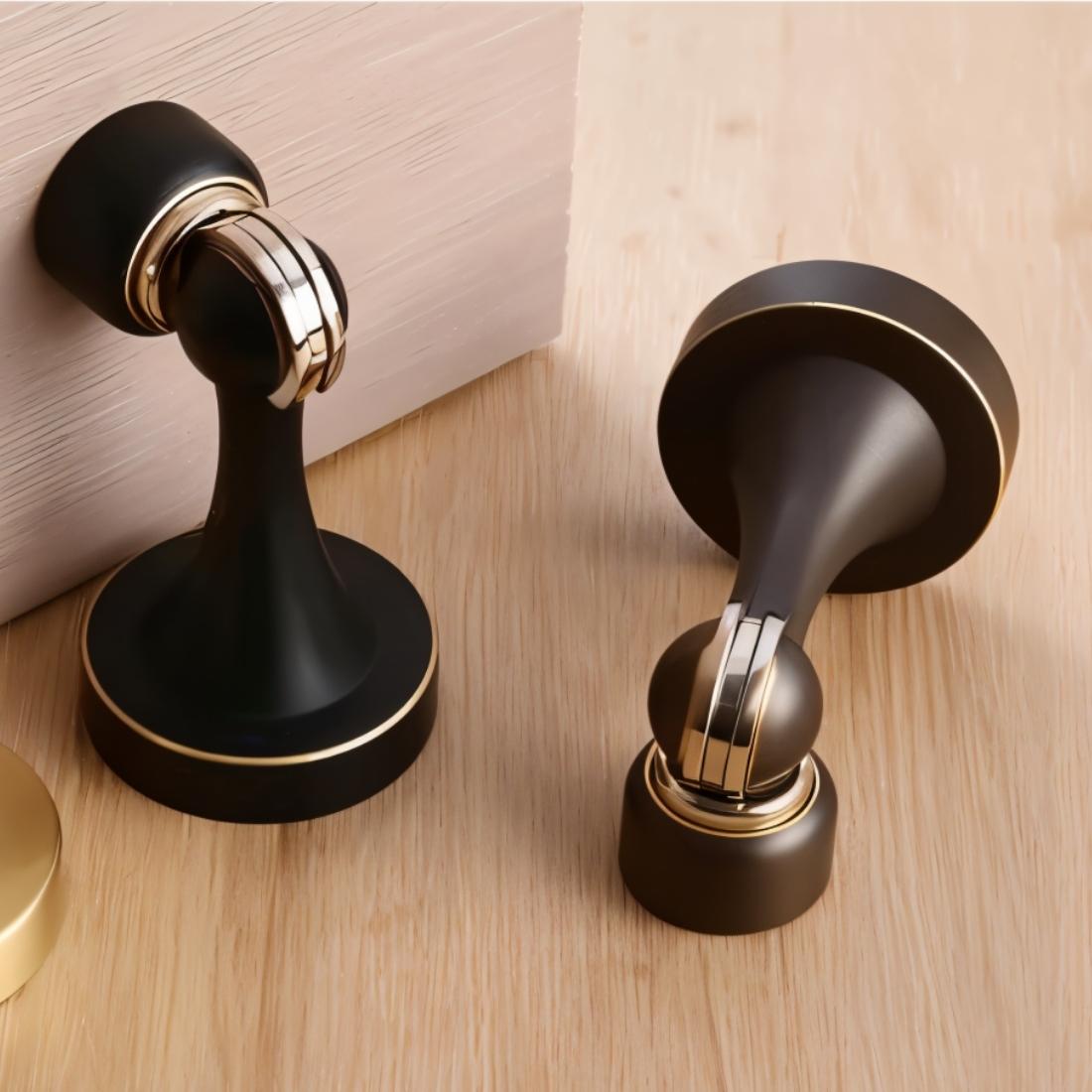 Residence Supply Osta door stop in a home setting, durable door hardware for preventing door movement and protecting walls