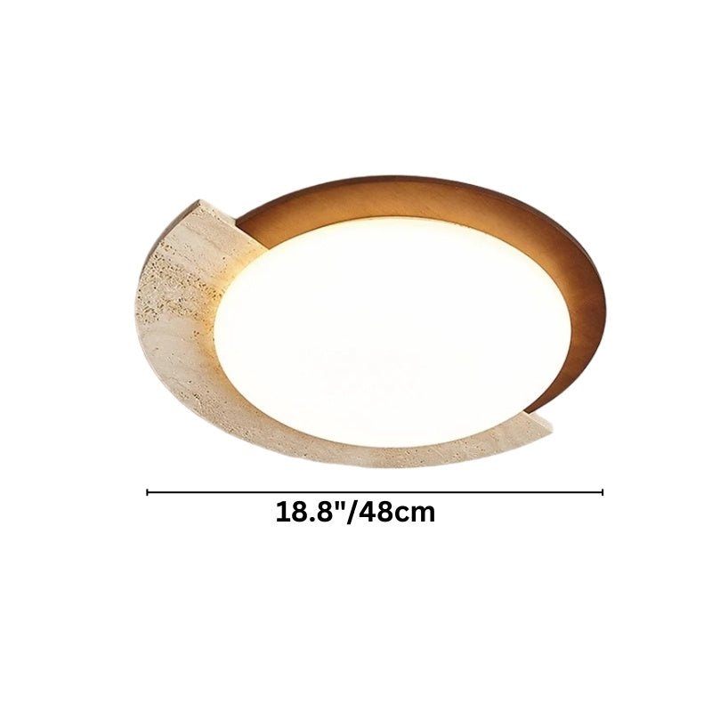 Ozama Travertine Lamp - Nuvé
