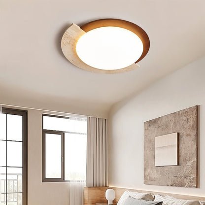 Ozama Travertine Lamp - Nuvé