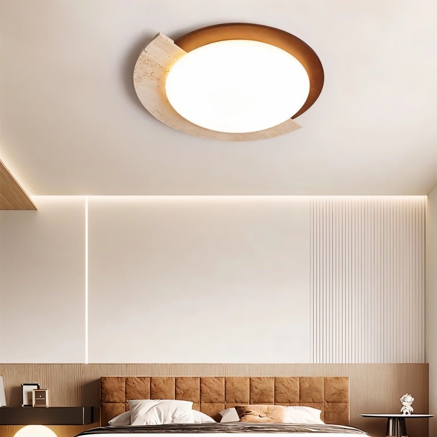 Ozama Travertine Lamp - Nuvé