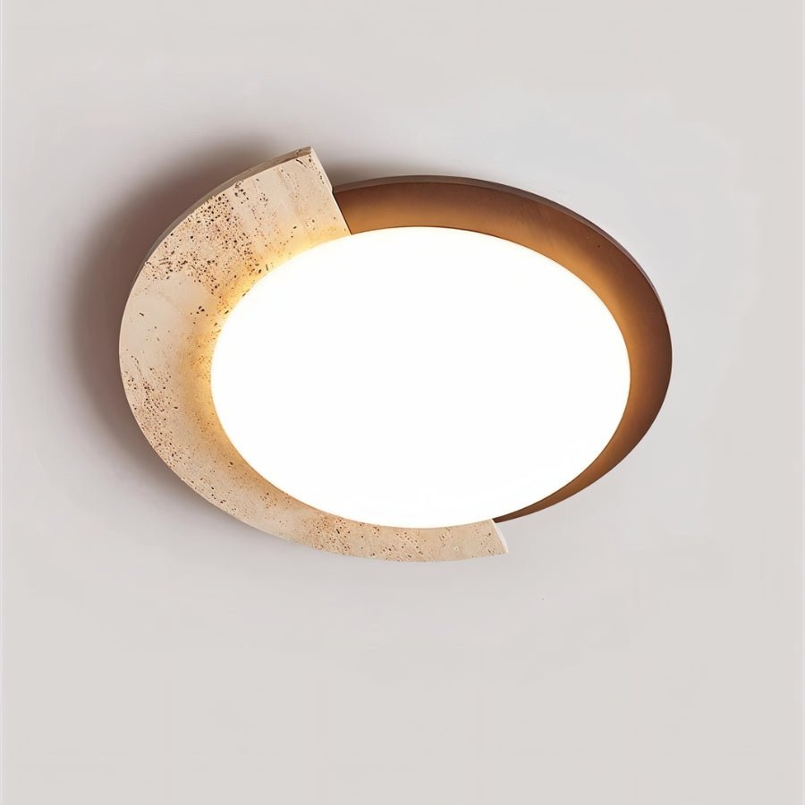 Ozama Travertine Lamp - Nuvé