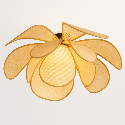 Elegant Pankh Ceiling Light by Residence Supply featuring intricate feather design and warm ambient lighting.