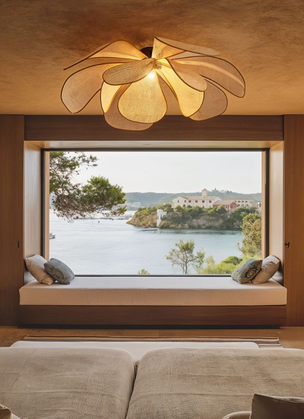 Elegant Pankh ceiling light by Residence Supply featuring intricate feather-inspired metal design for stylish interior illumination.