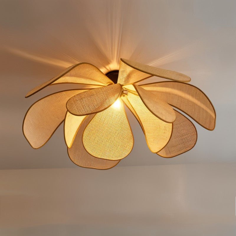 Elegant Pankh Ceiling Light by Residence Supply featuring intricate feather-inspired design in a modern white finish