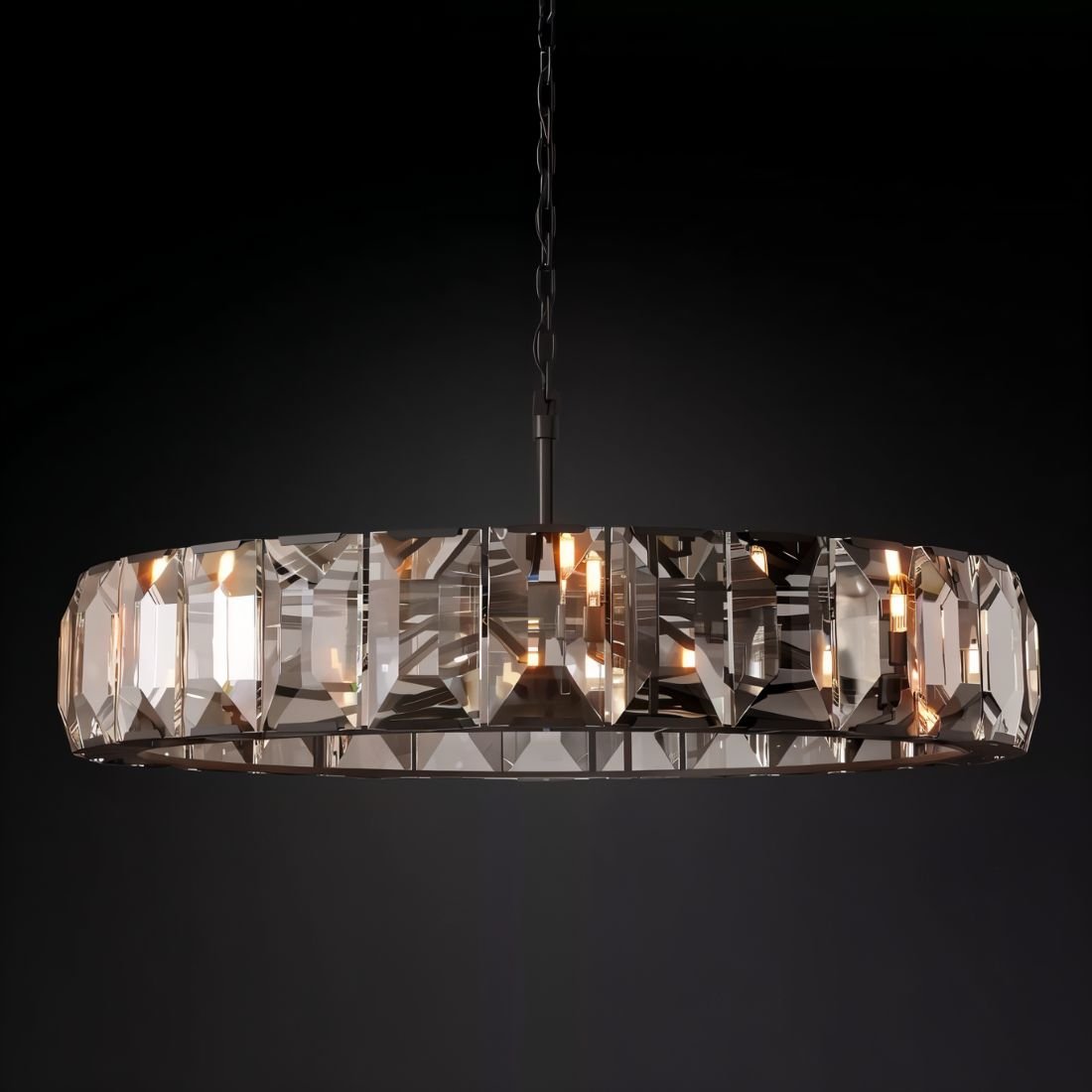 Parai Round Chandelier - Nuvé
