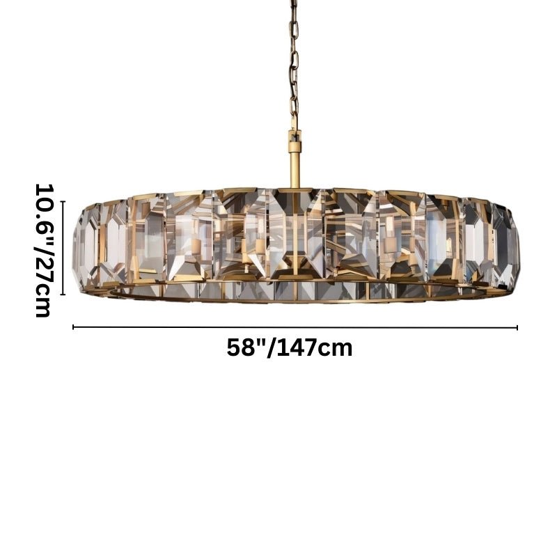 Parai Round Chandelier - Nuvé