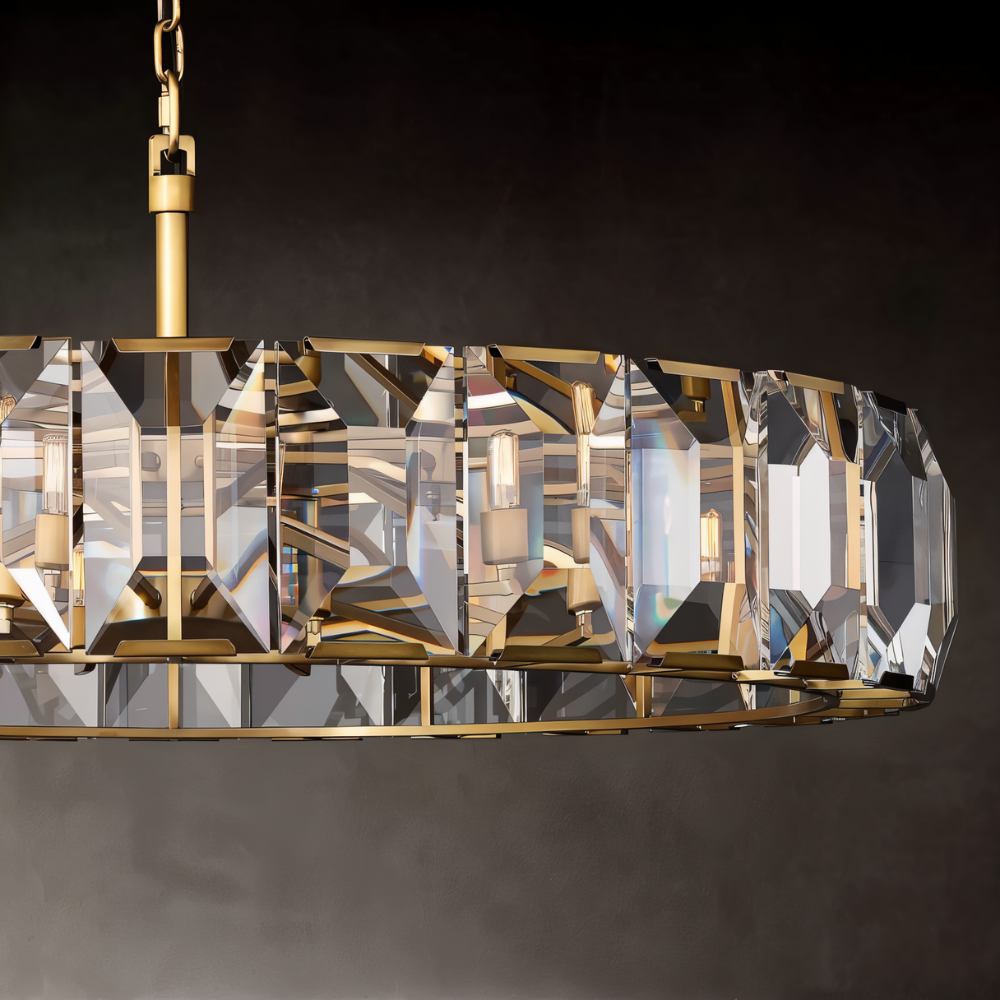 Parai Round Chandelier - Nuvé
