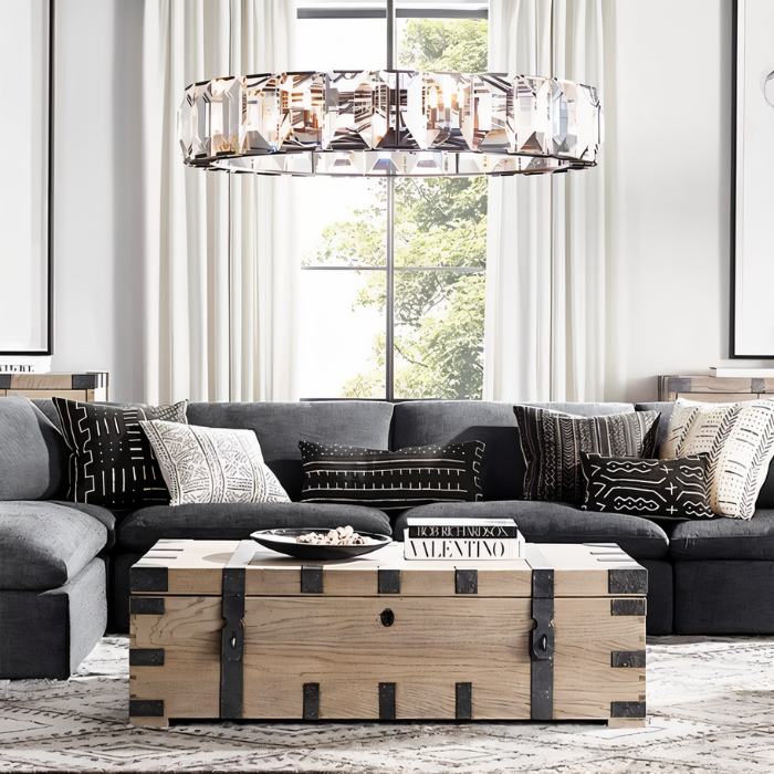 Parai Round Chandelier - Nuvé