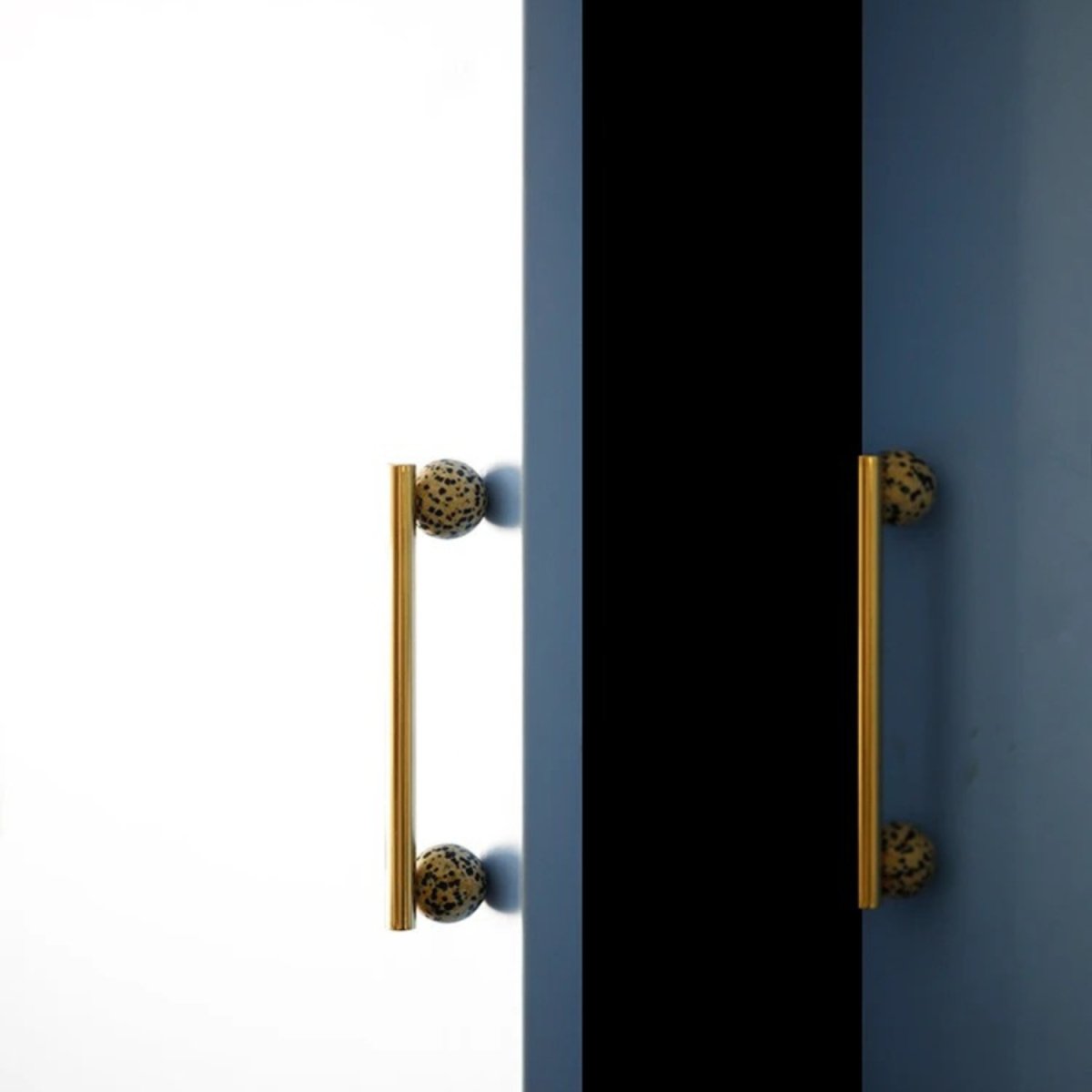 Residence Supply Parasa marble pull bar with sleek, rounded design for cabinet handles in home and garden hardware.
