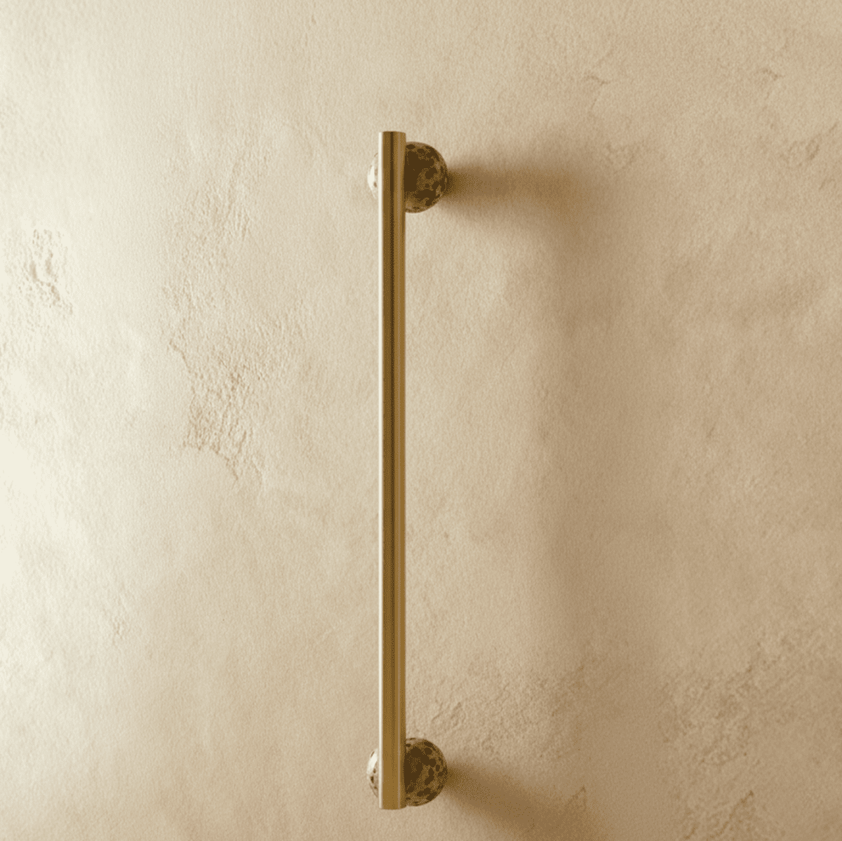 Residence Supply Parasa marble pull bar for cabinets, featuring a sleek, modern design with a smooth marble finish for home and garden use.