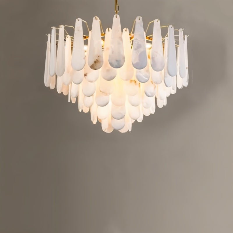 Patra Alabaster Chandelier Light - Nuvé