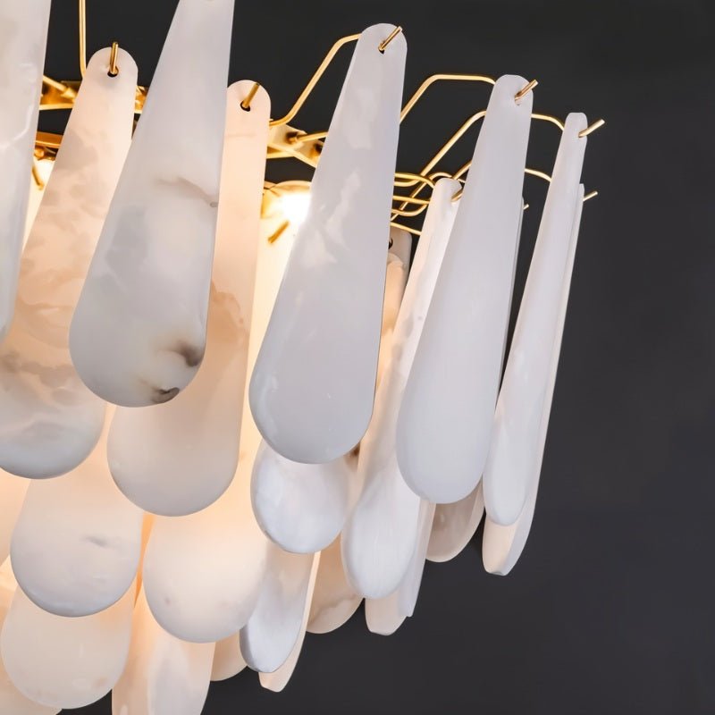 Patra Alabaster Chandelier Light - Nuvé