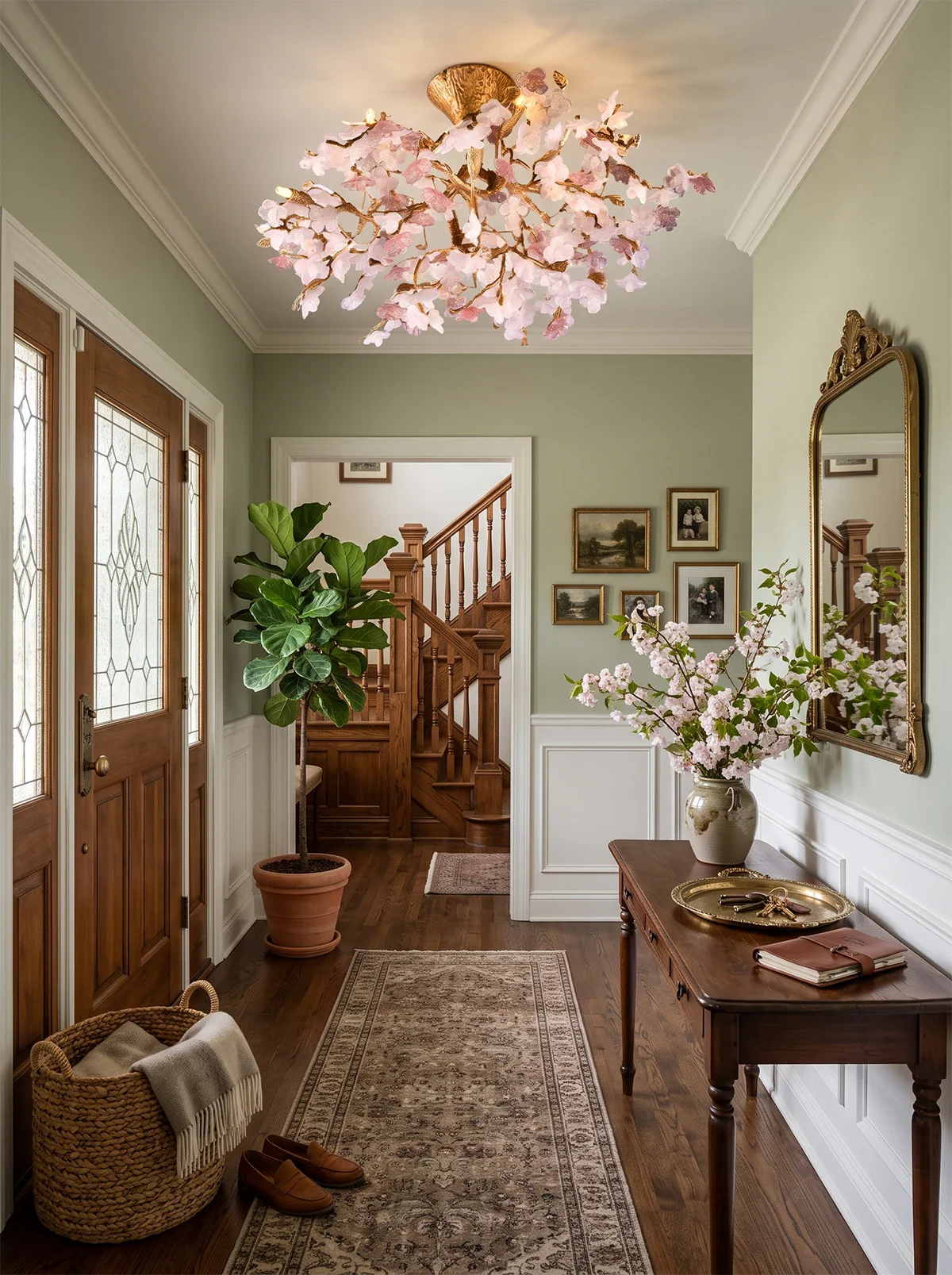 Peach blossom Ceiling Light